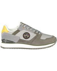 Napapijri - Gray Polyester Men's Sneaker - Lyst