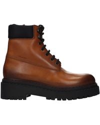 Prada - Leather Boots - Lyst