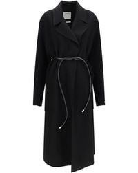 Max Mara - Black Wool Oves Aries Coat - Lyst