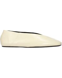 Jil Sander - Leather Ballet Flats - Lyst