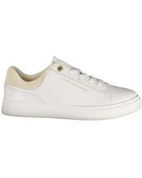 Tommy Hilfiger - Bianco Polyurethane Sneaker - Lyst