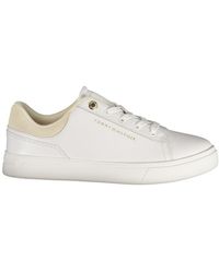 Tommy Hilfiger - Bianco Polyurethane Sneaker - Lyst