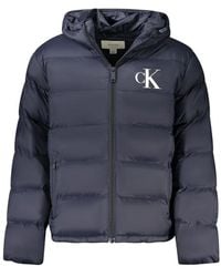 Calvin Klein - Blue Polyamide Jackets & Coat - Lyst
