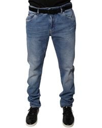 Dolce & Gabbana - Relaxed Fit Jeans 14Oz Denim - Lyst