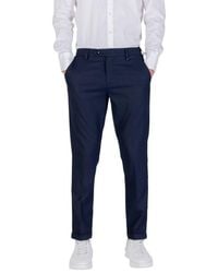 Antony Morato - Blue Polyester Skinny Pants - Lyst