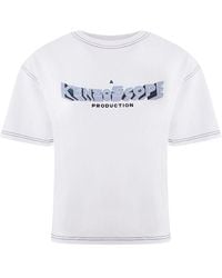 KENZO - Cotton Tops & T-Shirt - Lyst