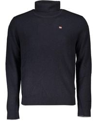 Napapijri - High-Neck Embroidered Sweater - Lyst