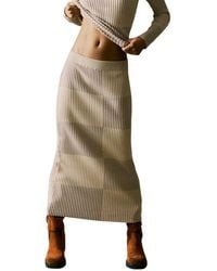 Desigual - Viscose Long Skirt - Lyst