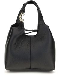 Coccinelle - Black Calf Leather Bos Taurus Handbag - Lyst