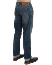 Acht - Denim Straight Fit Jeans Blue Sig30493 - Lyst