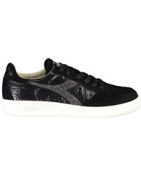 Diadora - Chic Lace-Up Sneakers With Swarovski Crystals - Lyst