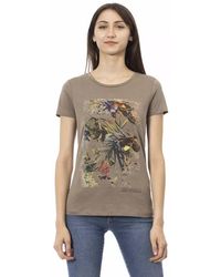 TRUSSARDI ACTION - Brown Cotton T - Lyst
