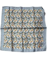 Dolce & Gabbana - Oranges Silk Square Handkerchief Scarf - Lyst