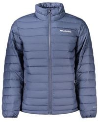 Columbia - Blue Polyester Men's Jacket - Lyst