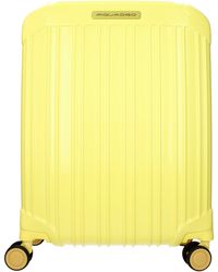 Piquadro - Yellow Polycarbonate Luggage And Travel - Lyst
