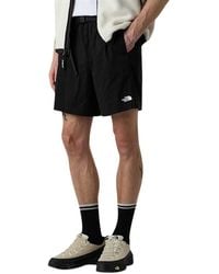 The North Face - Black Recycled Polyester Bermuda Shorts - Lyst