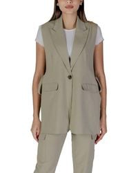 B.Young - Green Polyester Waistcoat - Lyst