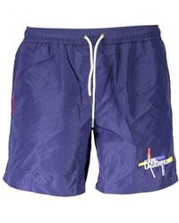 KARL LAGERFELD - Polyester Swim Boxer - Lyst