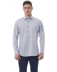 Bagutta - Gray Cotton Dress Shirt - Lyst
