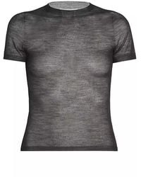 Acne Studios - Sheer Knit T - Lyst