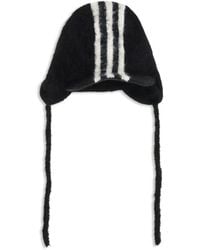 Y-3 - Black Polyamide Beanie - Uni - Lyst