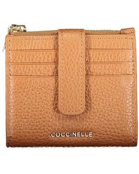Coccinelle - Leather Bifold Wallet With Multiple Card Slots - Lyst