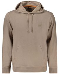 BOSS - Cotton Sweater - Lyst