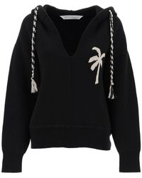 Palm Angels - Palm Knitted Hoodie - Lyst
