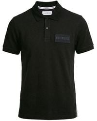 Bikkembergs - Black Cotton Polo Shirt - Lyst