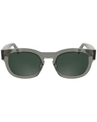 Calvin Klein - Grigio Acetate Sunglasses - Lyst