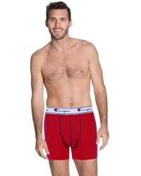 Champion - Blue Cotton Boxers - Lyst