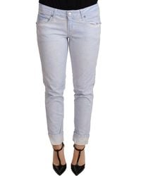Acht - Light Cotton Push Up Denim Jeans - Lyst