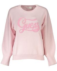 Guess - Chic Long Sleeve Embroidered Sweater - Lyst