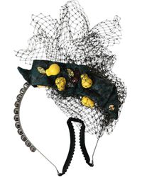 Dolce & Gabbana - Lemons Sicily Crystal Net Headband Diadem - Lyst