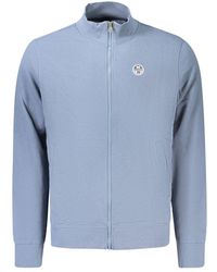 North Sails - Blue Cotton Men's Sweatshirt - Lyst
