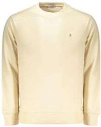 COVERI MOVING - Beige Cotton Men's Sweatshirt - Lyst