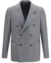 Lardini - Gray Wool Oves Aries Full - Lyst
