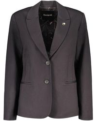 Desigual - Black Viscose S Jacket - Lyst