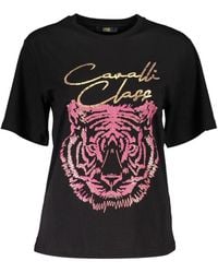 Roberto Cavalli - Cotton T-Shirt - Lyst