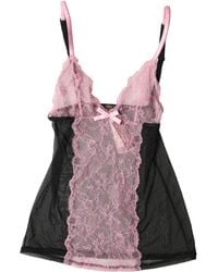 Roberto Cavalli - Roberto Cavalli Floral Lace Lingerie Tank - Lyst