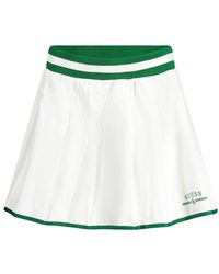 Guess - White Polyester Skirt - Lyst