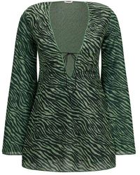 Oséree - Bicolor Polyamide Casual Dress - Lyst