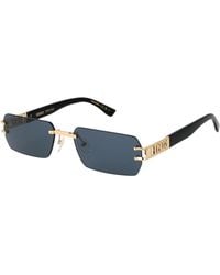 DSquared² - Gold Metal Sunglasses - Lyst