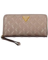Guess - Elegant Zip Wallet With Chic Detailing - Lyst