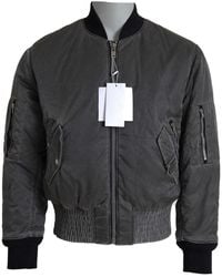 MM6 by Maison Margiela - Bomber Zipper Pocket Sleeves Jacket - Lyst