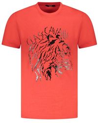 Roberto Cavalli - Cotton T-Shirt - Lyst