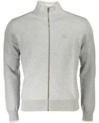 North Sails - Gray Cotton Men Sweater - Lyst