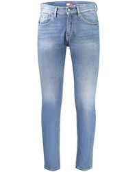 Tommy Hilfiger - Blu Cotton Men's Slim Tapered Jean - Lyst