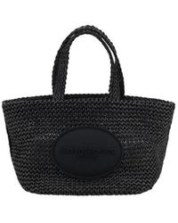 Alexander Wang - Alexander Wang Punch Small Raffia Handbag - Lyst