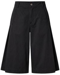 MR & MRS - Black Cotton Shorts - Lyst